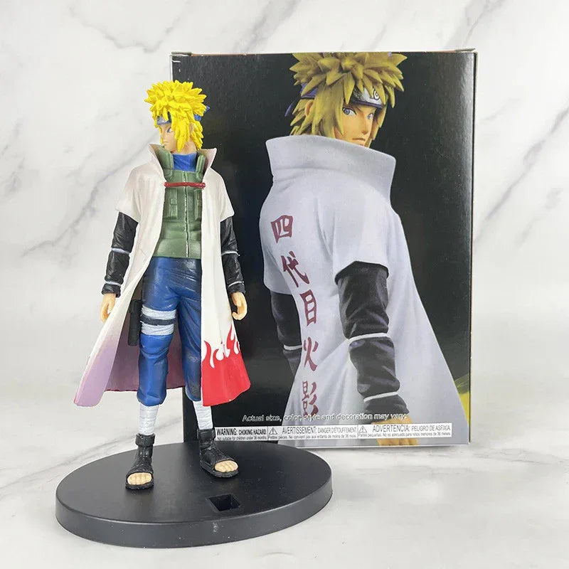 Bandai Naruto PVC Action Figures Sasuke Kakashi Minato Set Collectible - ToylandEU