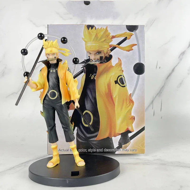 Bandai Naruto PVC Action Figures Sasuke Kakashi Minato Set Collectible - ToylandEU