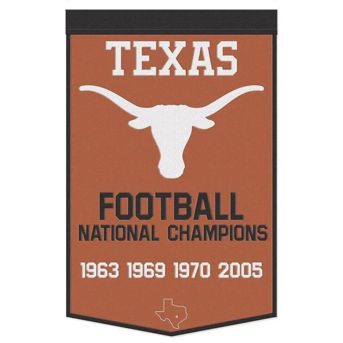  Texas Longhorns Banner Wool 24x38 Dynasty Champ Design -  ToylandEU™