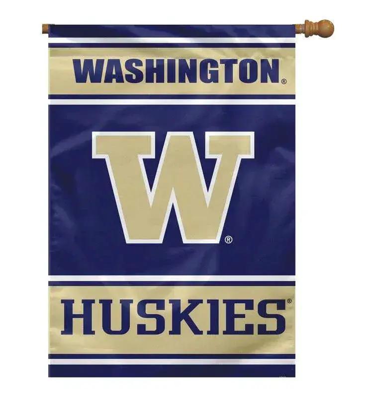  Washington Huskies Banner 28x40 House Flag Style 2 Sided CO -  ToylandEU™
