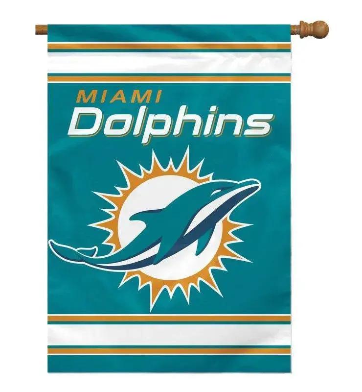  Miami Dolphins Banner 28x40 House Flag Two Sided CO -  ToylandEU™