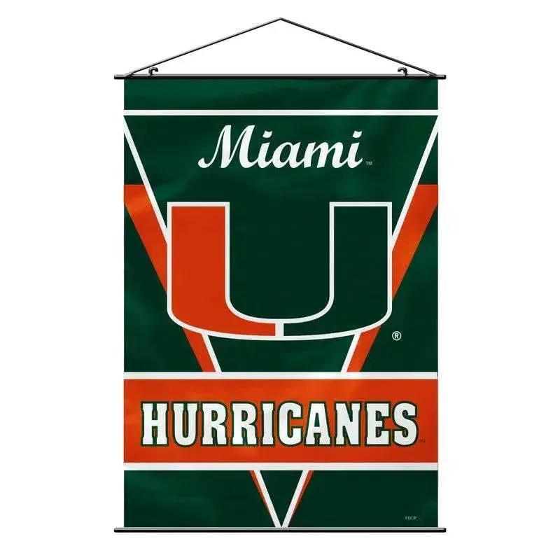  Miami Hurricanes Banner 28x40 Wall Style Official CO -  ToylandEU™