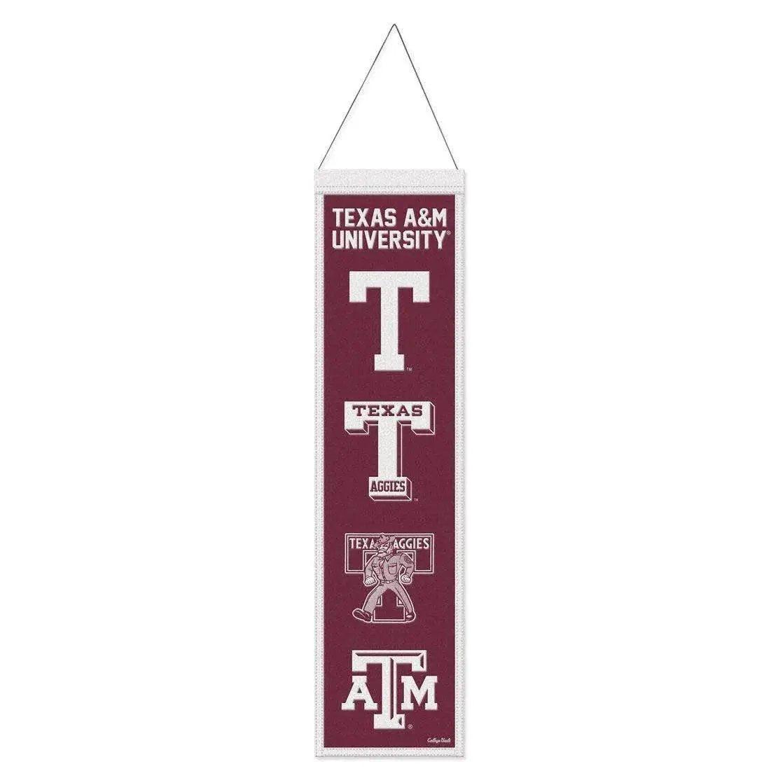  Texas AM Aggies Banner Wool 8x32 Heritage Evolution Design -  ToylandEU™