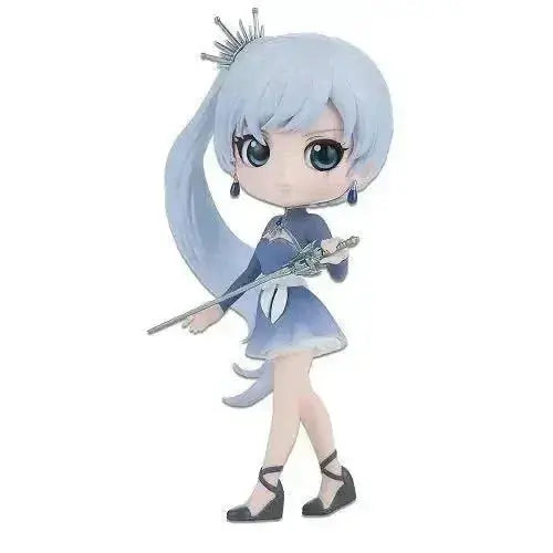 RWBY Q Posket Weiss Schnee Figure Banpresto Chibi Collectible - ToylandEU