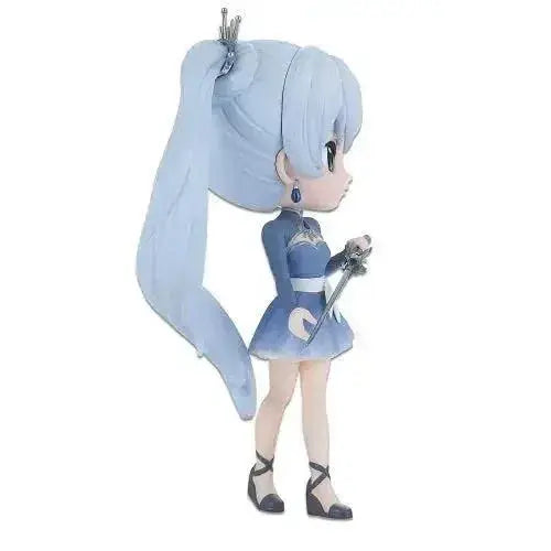RWBY Q Posket Weiss Schnee Figure Banpresto Chibi Collectible - ToylandEU