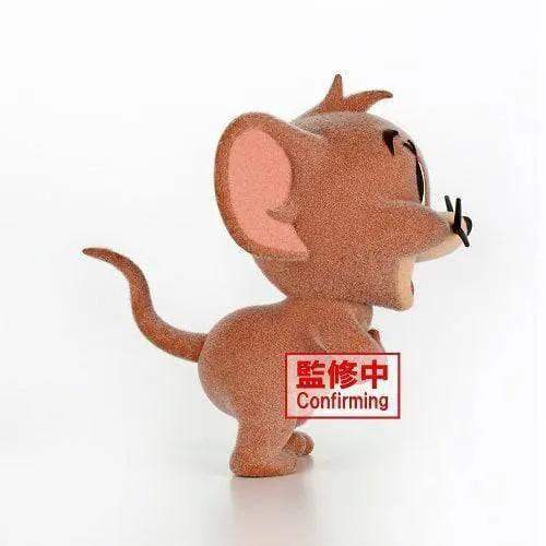 Tom and Jerry Fluffy Flocked Jerry Figure Collectible - ToylandEU