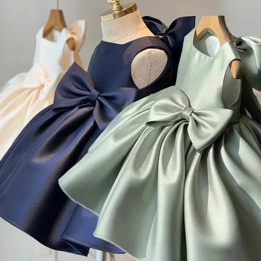  Baptism Dress For Baby Girls Soft Satin Princess Tutu -  ToylandEU™