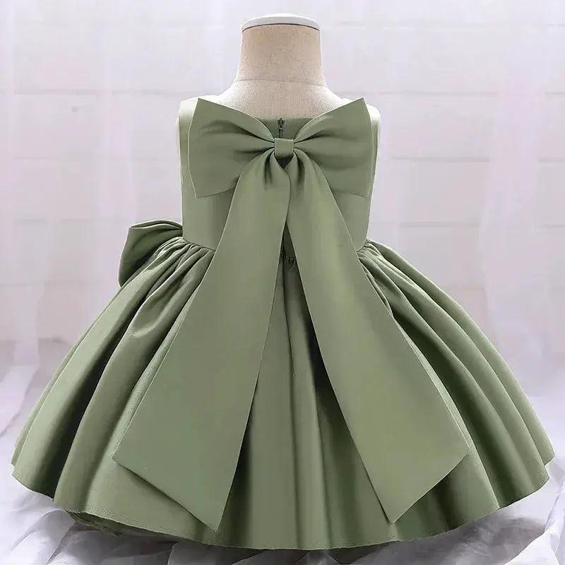  Baptism Dress For Baby Girls Soft Satin Princess Tutu -  ToylandEU™