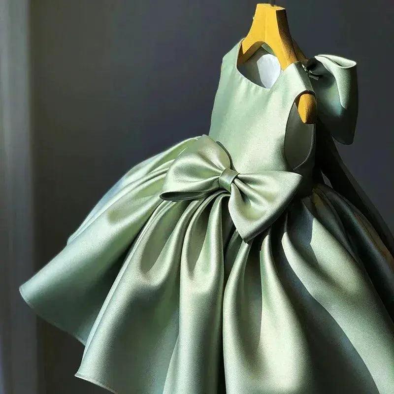  Baptism Dress For Baby Girls Soft Satin Princess Tutu -  ToylandEU™