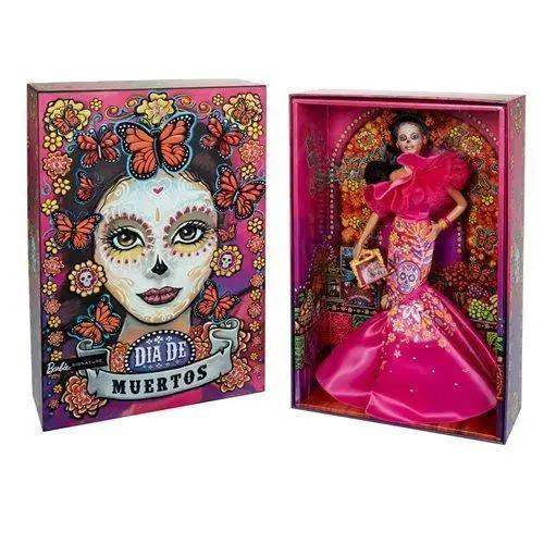 Barbie Día De Muertos Doll With Colorful Sugar Skull Dress - ToylandEU