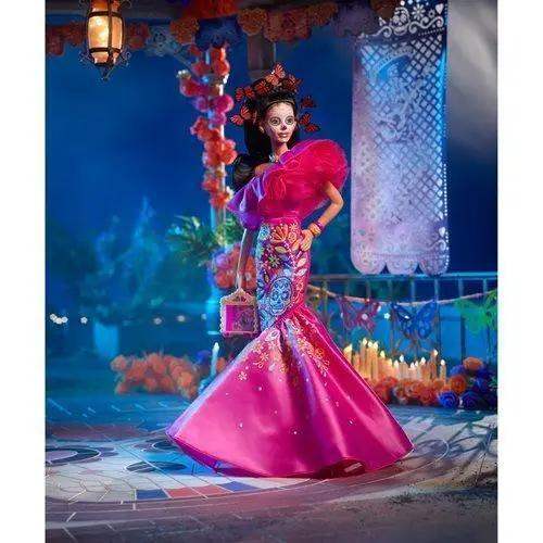  Barbie Día De Muertos Doll Colorful Sugar Skull Dress -  ToylandEU™