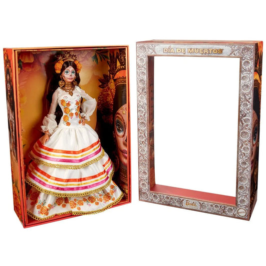 Barbie Dia De Muertos Doll With Marigold Gown Collectible - ToylandEU