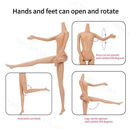  Barbie Doll One Sixth Scale Movable Joints Fashion Set -  ToylandEU™