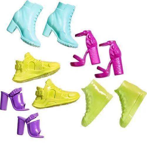  Barbie Doll Shoes Pack Five Pairs Trendy Styles For Barbie -  ToylandEU™