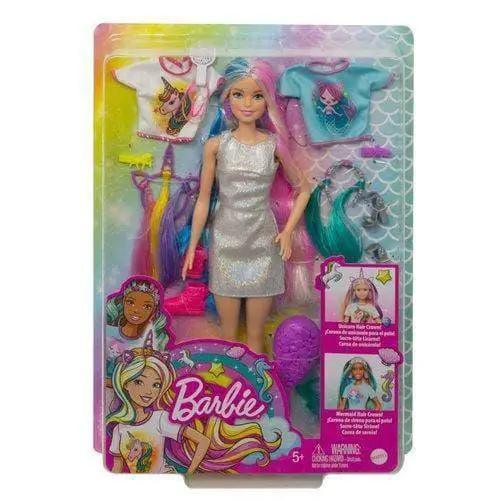  Barbie Fantasy Hair Doll Two Looks Mermaid Or Unicorn -  ToylandEU™