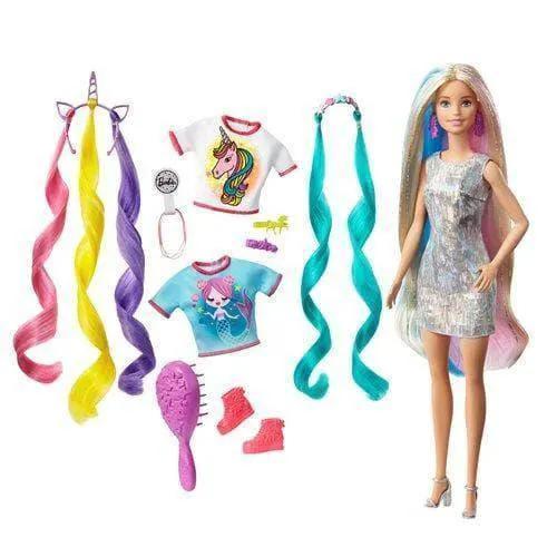  Barbie Fantasy Hair Doll Two Looks Mermaid Or Unicorn -  ToylandEU™