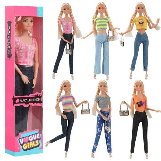  Barbie Fashion Doll 30cm Movable Joints Full Clothes -  ToylandEU™