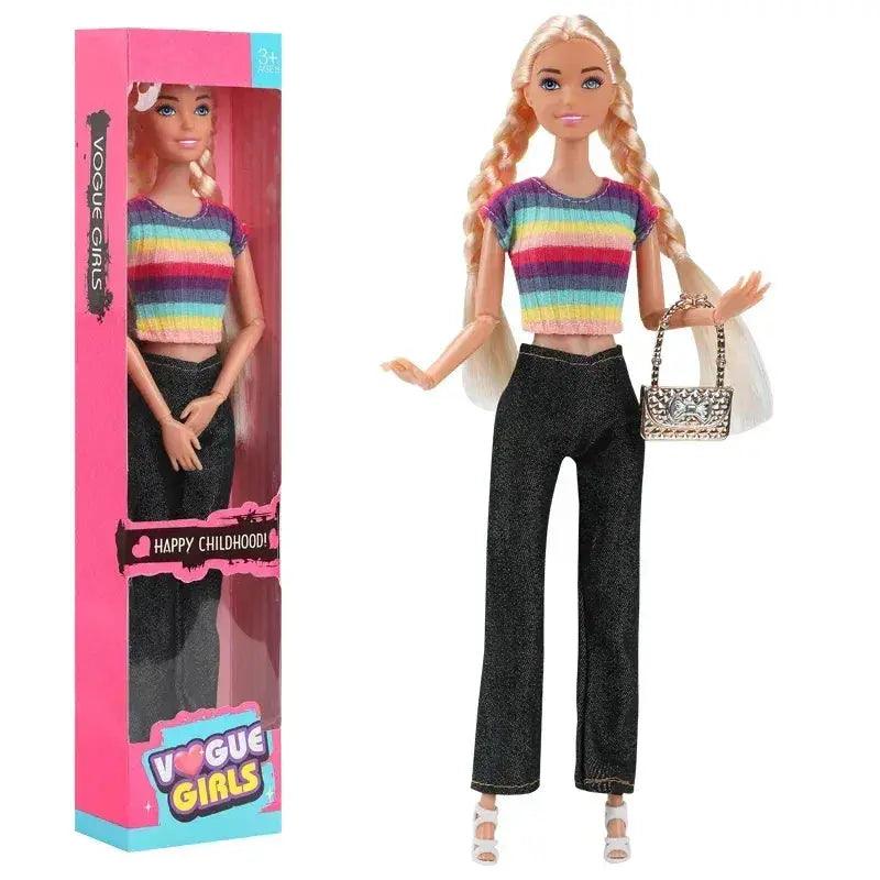 Barbie Fashion Doll 30cm Movable Joints Full Clothes -  ToylandEU™
