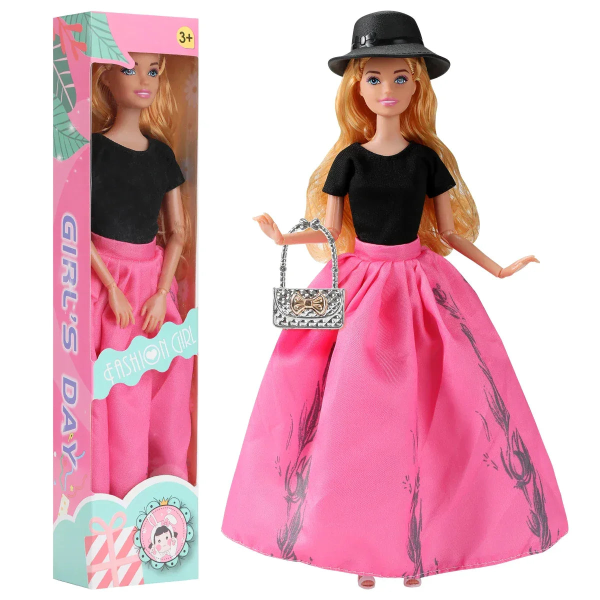 Barbie Fashion Doll 30cm With Movable Joints And Full Clothes - ToylandEU