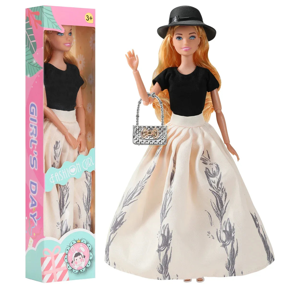 Barbie Fashion Doll 30cm With Movable Joints And Full Clothes - ToylandEU