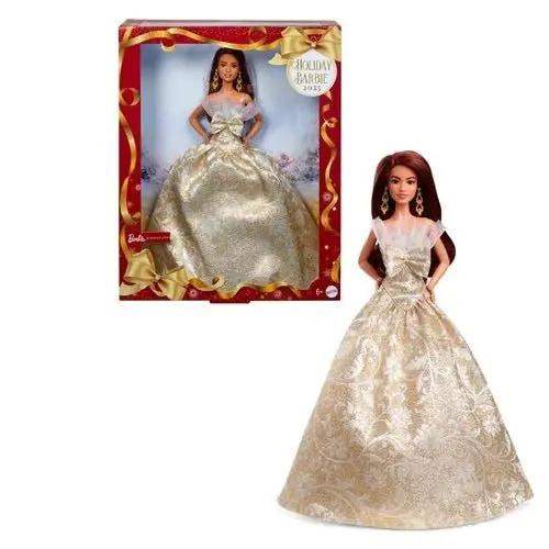  Barbie Holiday Doll 2025 Damask Gown Shines Like a Star -  ToylandEU™