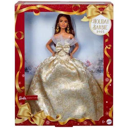  Barbie Holiday Doll 2025 Damask Gown Shines Like a Star -  ToylandEU™