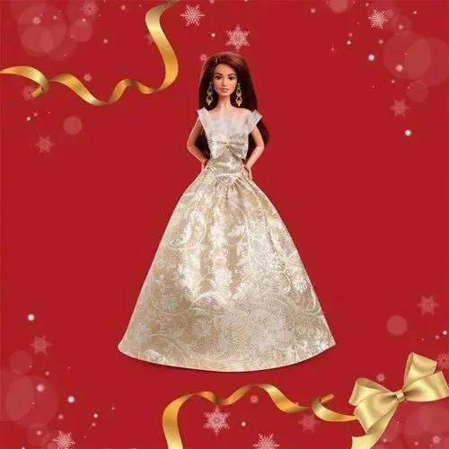  Barbie Holiday Doll 2025 Damask Gown Shines Like a Star -  ToylandEU™