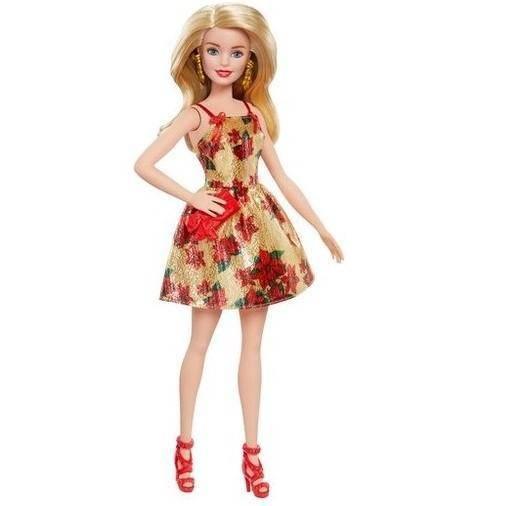 Barbie Holiday Look Blonde Doll With Festive Style - ToylandEU
