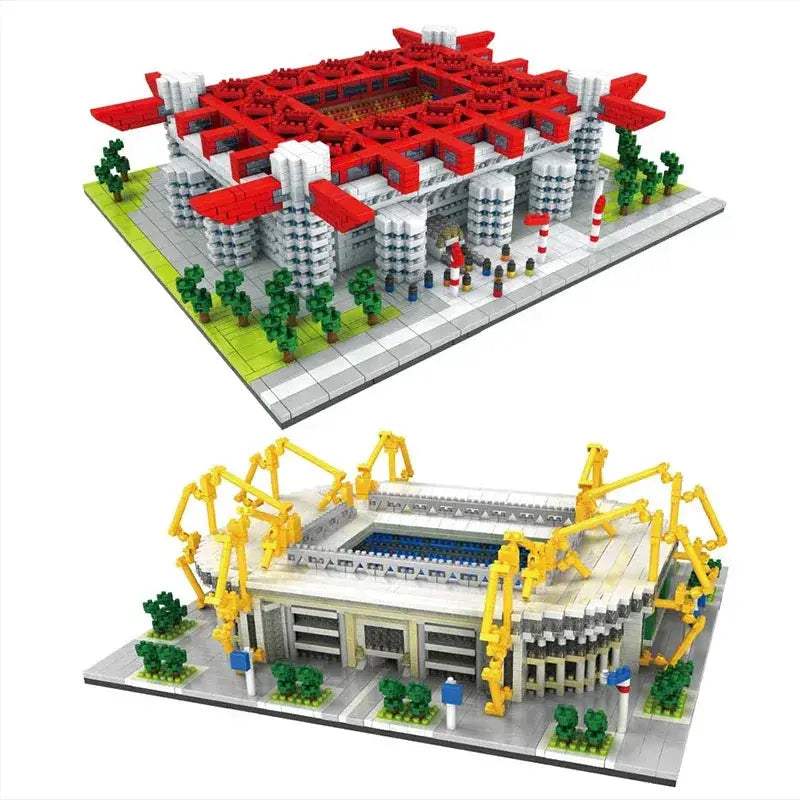 Barcelona Soccer Stadium Micro Blocks Building Set for Adults Gift - ToylandEU