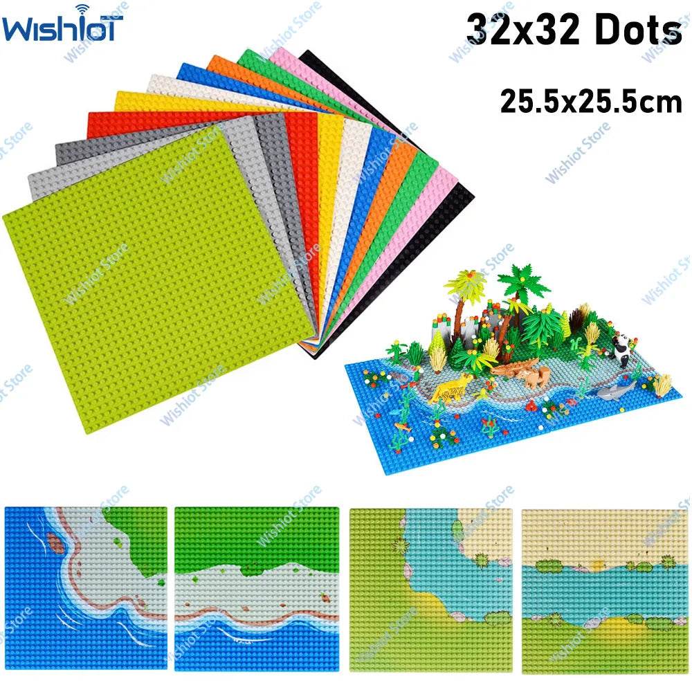 Base Plate 32*32 Dots Classic Building Blocks Bricks Base Board - ToylandEU