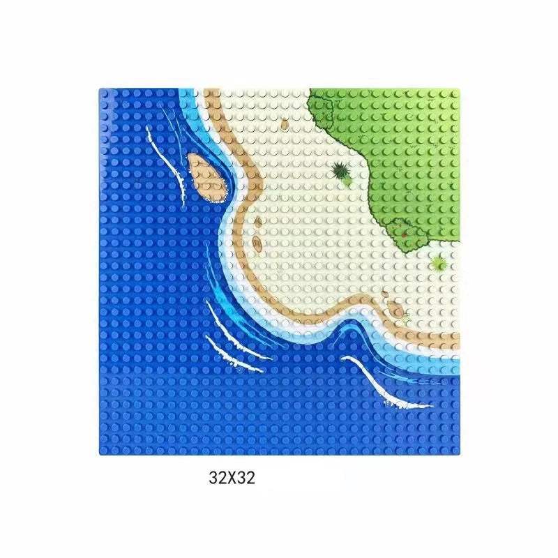 Base Plates | 32x32 & 16x16 Compatible Building Kit | Toylandeu™