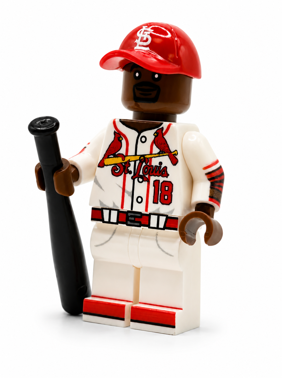 Baseball Minifig | Custom STL #18 Jersey | Toylandeu™