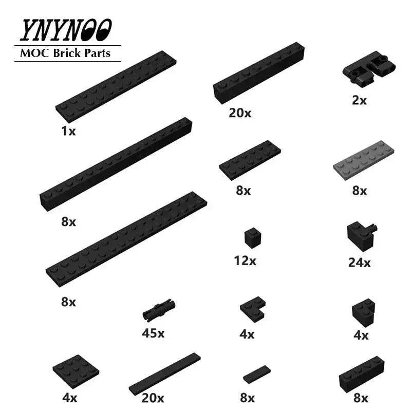  MOC MOC Building Blocks Freely Combined Baseplate 16x16 Building Bricks MOC -  ToylandEU™
