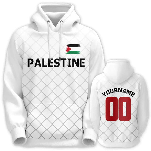  Custom Palestine Hoodie Basketball Sweatshirt, Unisex, Name And Number Personalization, Hooded Sports Jersey -  ToylandEU™