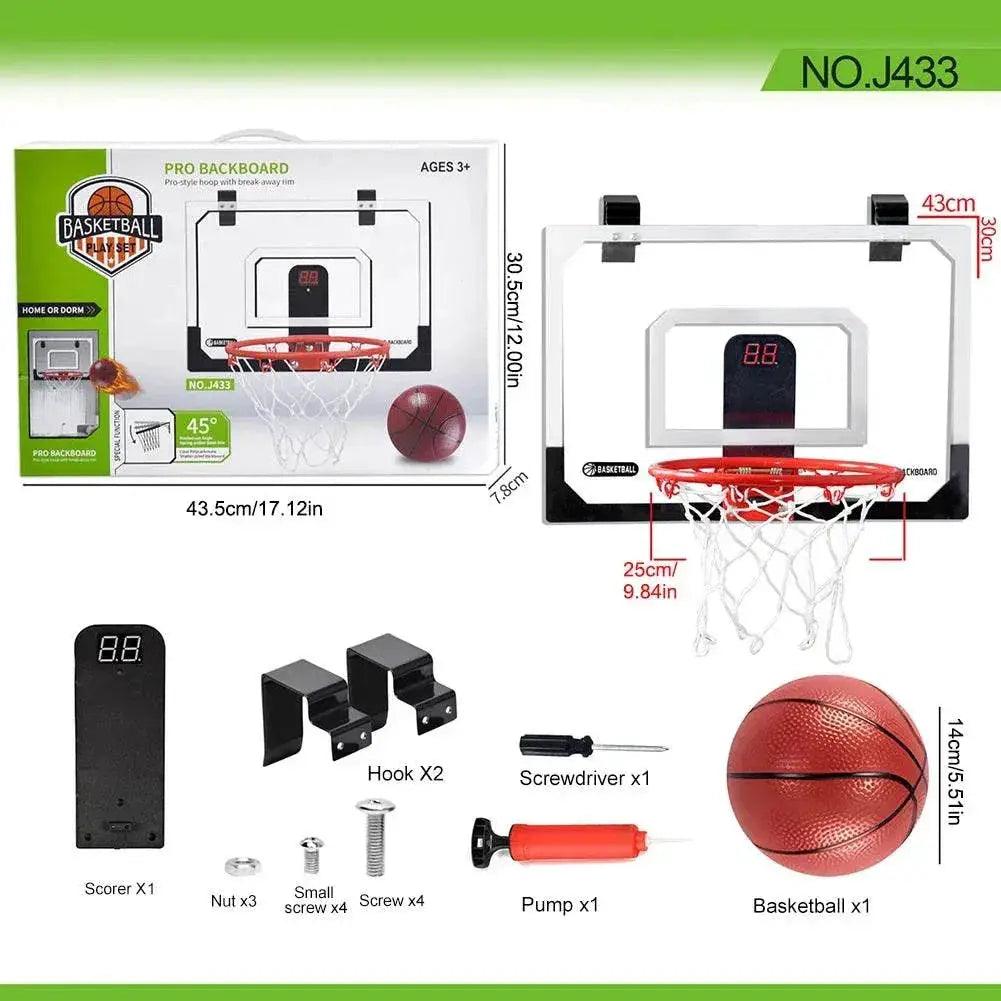  Kids Mini Basketball Hoop With Electronic Scoreboard Fun Game Toys -  ToylandEU™