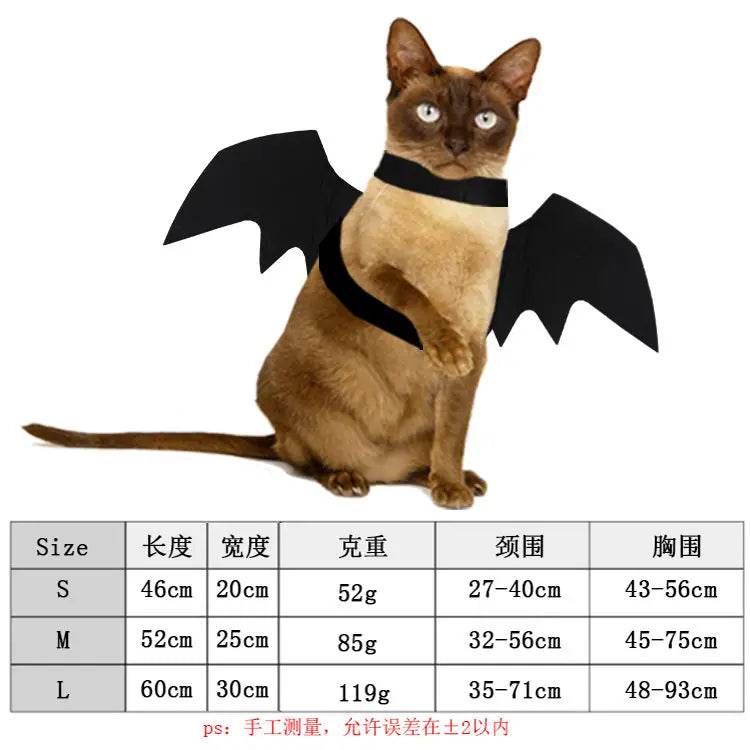 Bat Wings Halloween Costume for Pets - Fun Costume for Cats & Dogs - ToylandEU