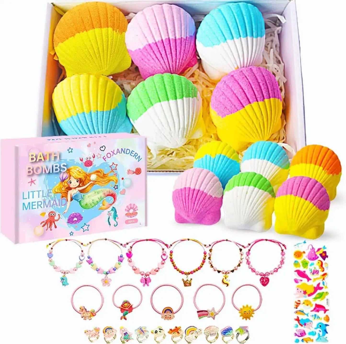  Glow In The Dark Kids Bath Bombs With Toy Surprise -  ToylandEU™