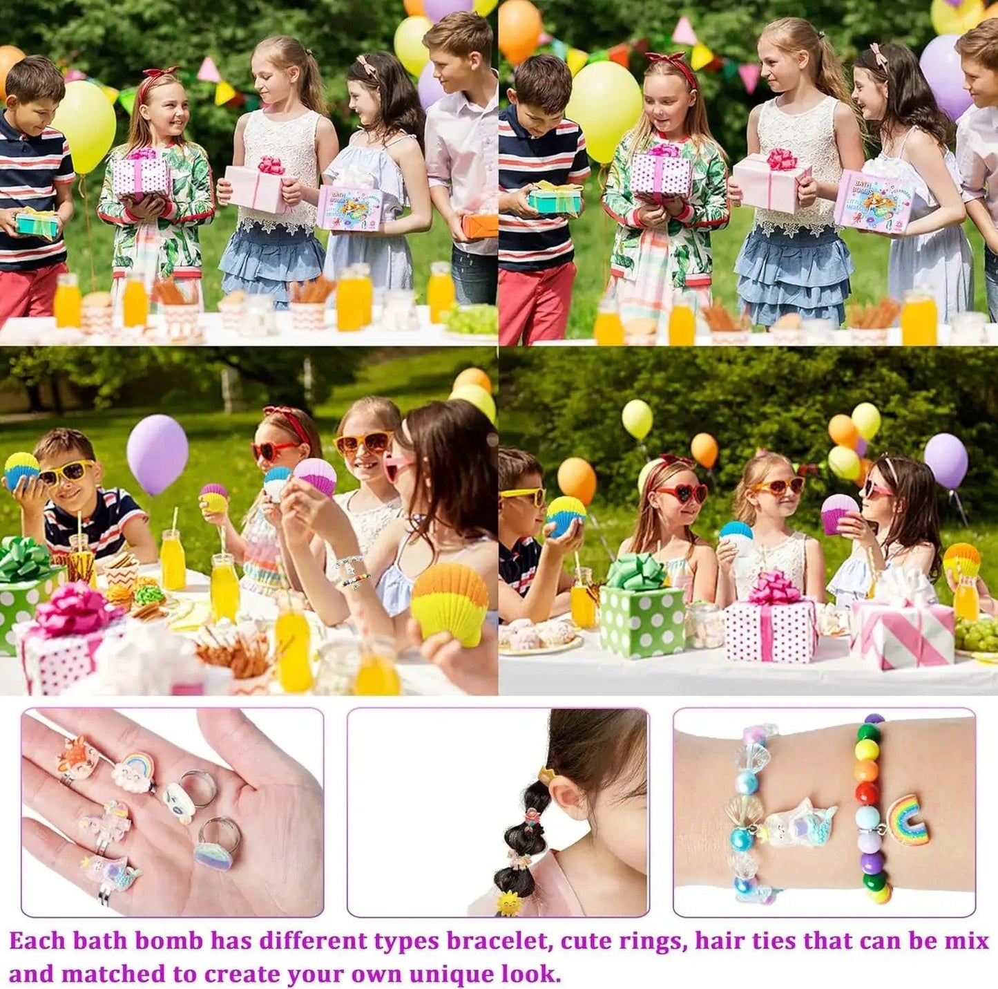  Glow In The Dark Kids Bath Bombs With Toy Surprise -  ToylandEU™
