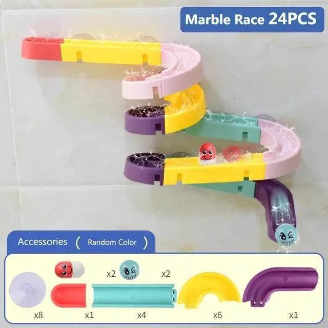  Bathroom Marble Run Water Toy Set for Kids - ToylandEU  -  ToylandEU™