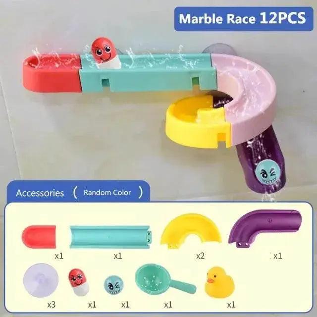  Bathroom Marble Run Water Toy Set for Kids - ToylandEU  -  ToylandEU™