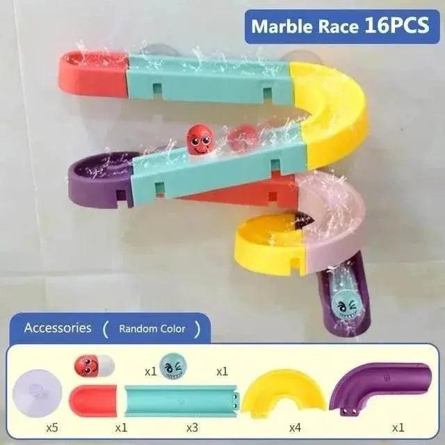  Bathroom Marble Run Water Toy Set for Kids - ToylandEU  -  ToylandEU™