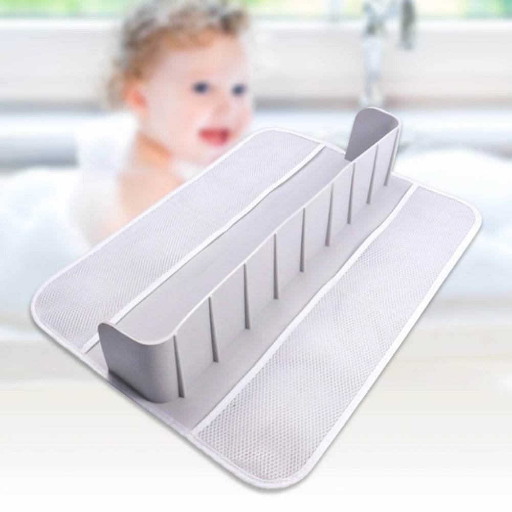 Bathtub Splash Guard 8 Suction Cups Shelf with 4 Pockets - ToylandEU