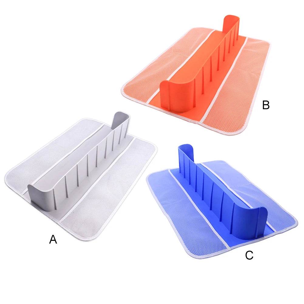 Bathtub Splash Guard 8 Suction Cups Shelf with 4 Pockets - ToylandEU