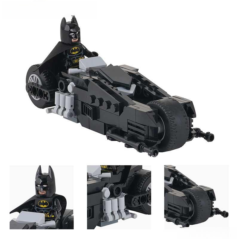 Batman Minifigure | With Batcycle | Toylandeu™