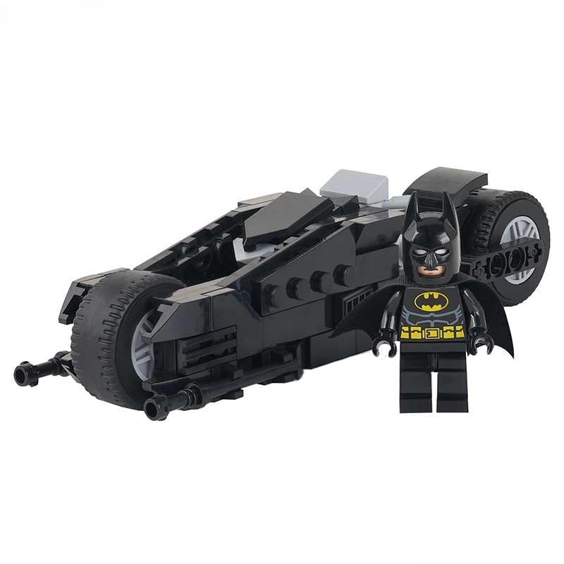 Batman Minifigure | With Batcycle | Toylandeu™