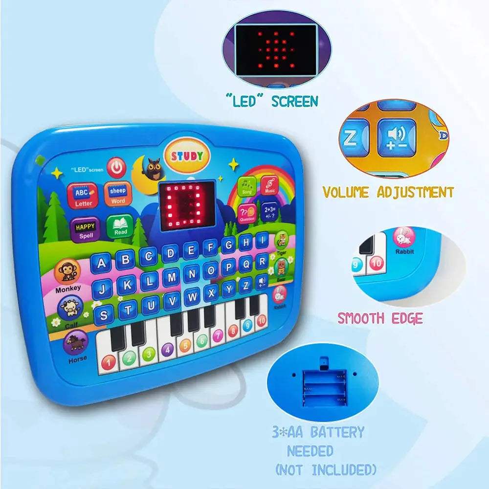 Battery Free Educational Letters Numbers Music Toy For Early Learning - ToylandEU