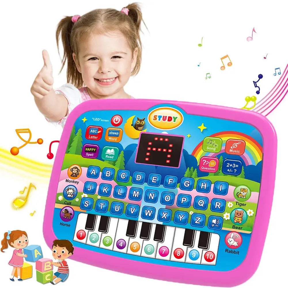 Battery Free Educational Letters Numbers Music Toy For Early Learning - ToylandEU