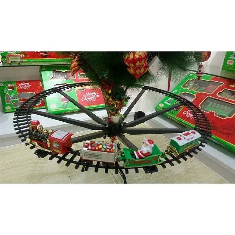 Battery Operated Christmas Train Toy With Lights And Sounds - ToylandEU