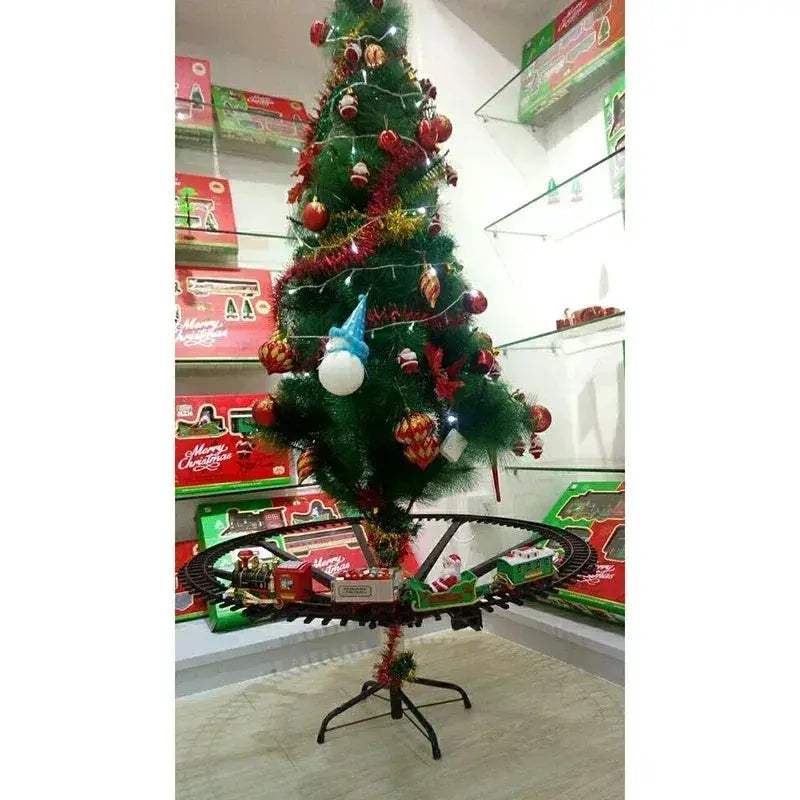 Battery Operated Christmas Train Toy With Lights And Sounds - ToylandEU