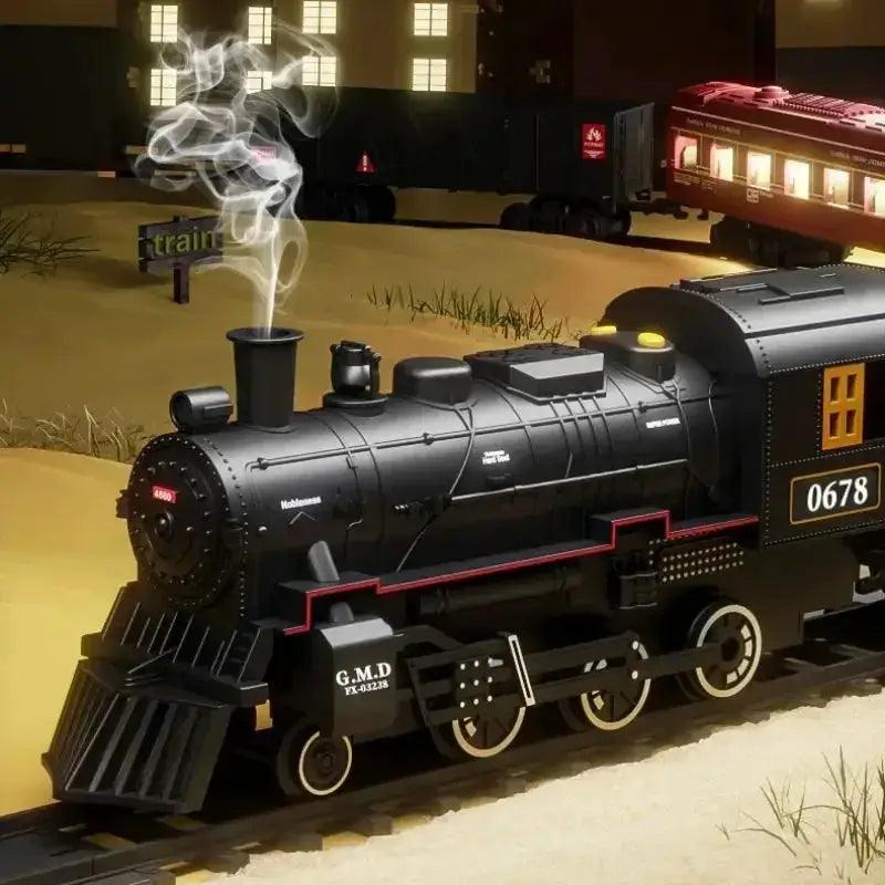  Battery Operated Steam Locomotive Train Light And Sound -  ToylandEU™